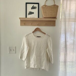 FLAX 100% linen Blouse top